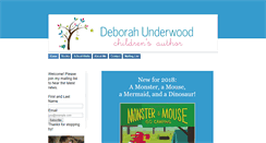 Desktop Screenshot of deborahunderwoodbooks.com